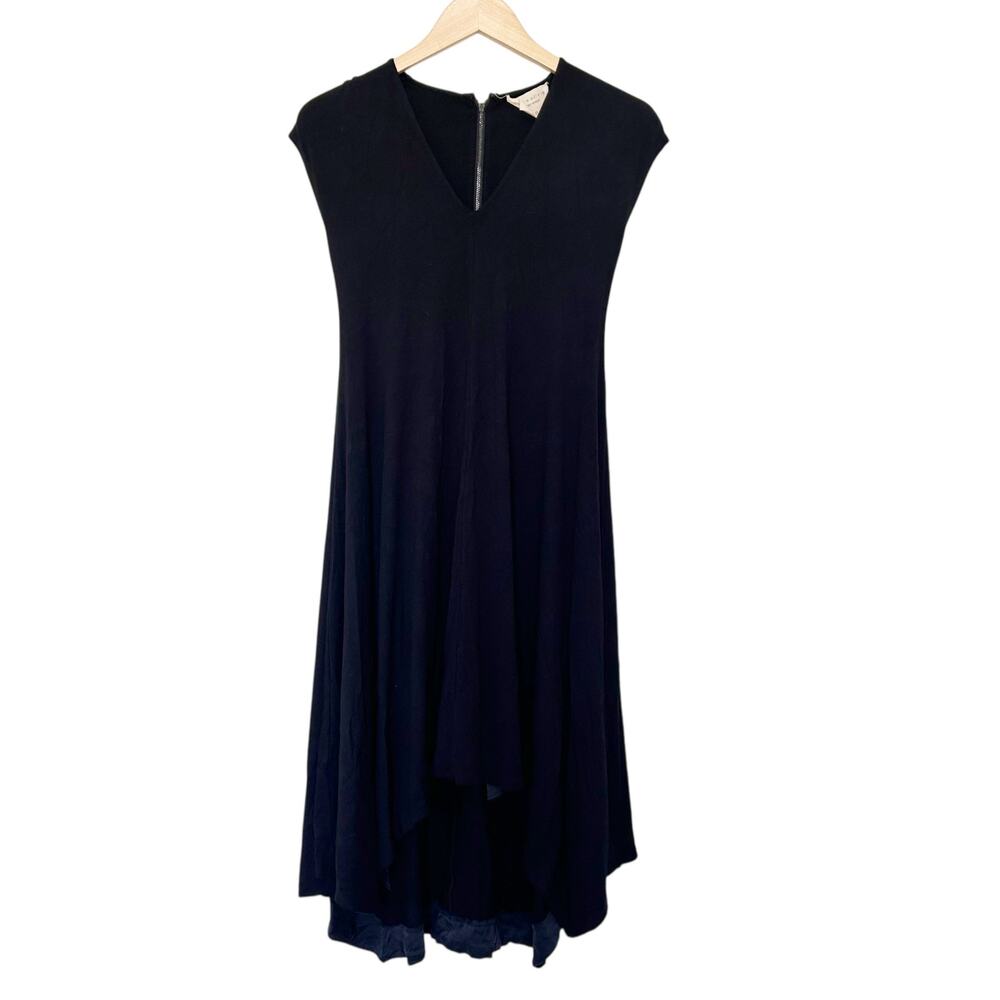 Alice + Olivia Black Short Sleeve Dress Sz S